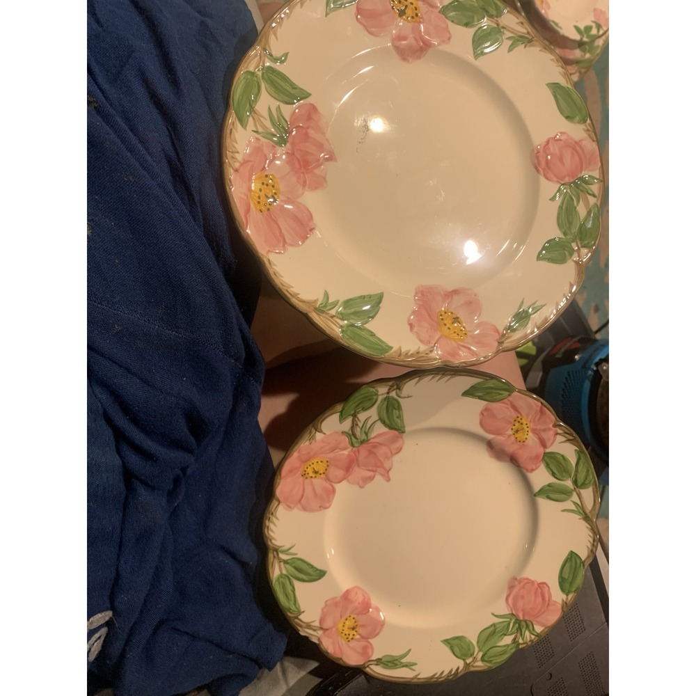 X2 8inch Franciscan Desert Rose Plates 50/60's USA
